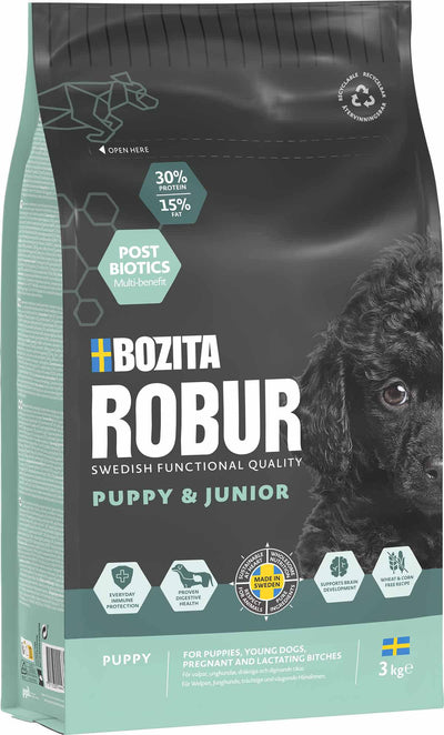 BOZITA Robur Puppy & Junior 3Kg