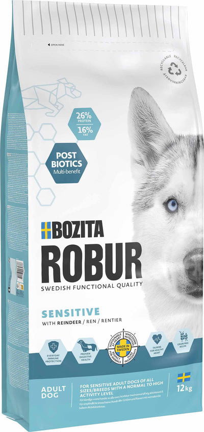 BOZITA Robur Adult Sensitive Reindeer 12Kg