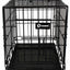 OZAMI Hundtransportbur Svart 47.5X31.5X39Cm