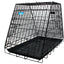 OZAMI Hundtransportbur Svart Pyramid 78X49X57Cm