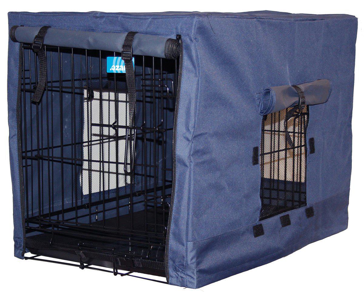 OZAMI Överdrag Till Hundtransportbur 62X44X51.5Cm Blå
