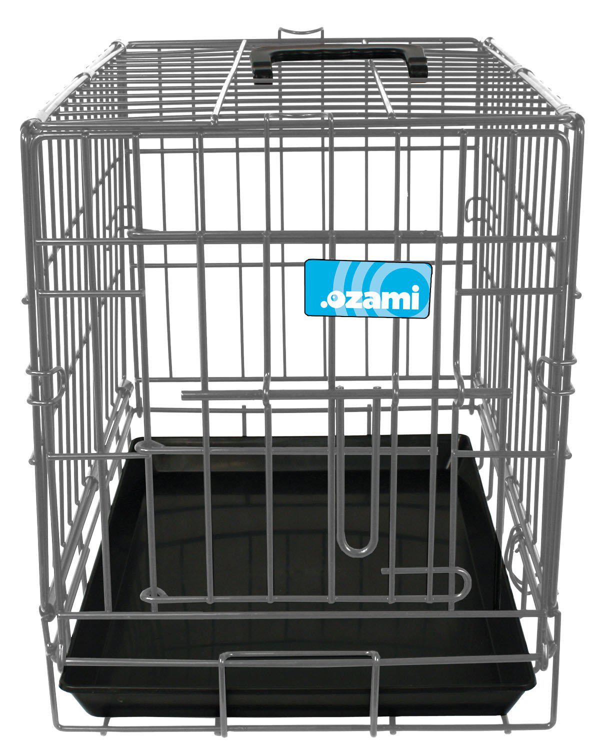 OZAMI Hundtransportbur Grå/Taupe 47.5X31.5X39Cm