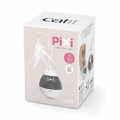 CATIT Pixi Spinner White & Grey