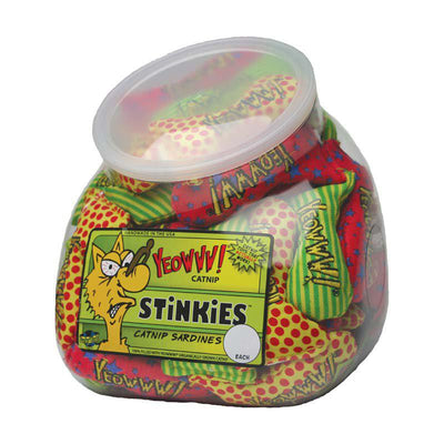 YEOWWWW YEOWWW CATNIP STINKIES SARDINER DISPLAY