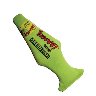 YEOWWWW Yeowww Catnip Grön Fisk 18Cm
