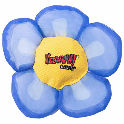 YEOWWWW YEOWWW CATNIP BLOMMA BLÅ 14x14x2,5CM