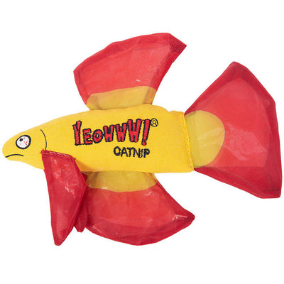 YEOWWWW YEOWWW CATNIP MO BETTA FISH RED 16,5x12,7x2,5CM