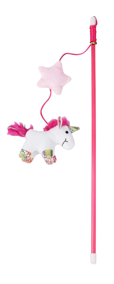 PAWISE Kattvippa Unicorn Teaser With Catnip 46Cm 12St