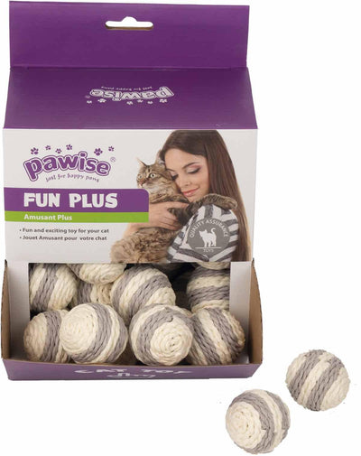PAWISE KATTLEKSAK BOX PAPPERBOLL 24ST