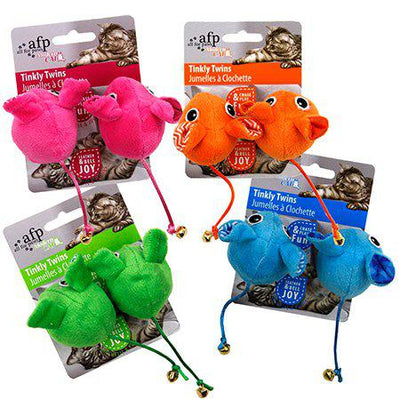ALL FOR PAWS Modern Cat Tinkly Twins Mix Färg 6Cm