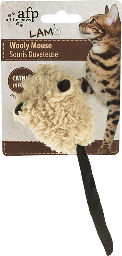 ALL FOR PAWS Bomullsmus Med Catnip 7Cm Mix Färg