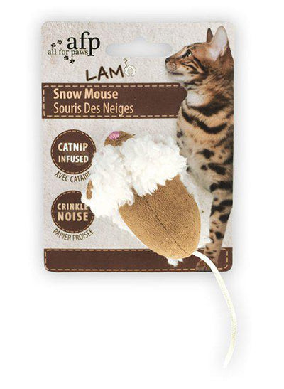 ALL FOR PAWS Snömus Med Catnip 5Cm Mix Färg
