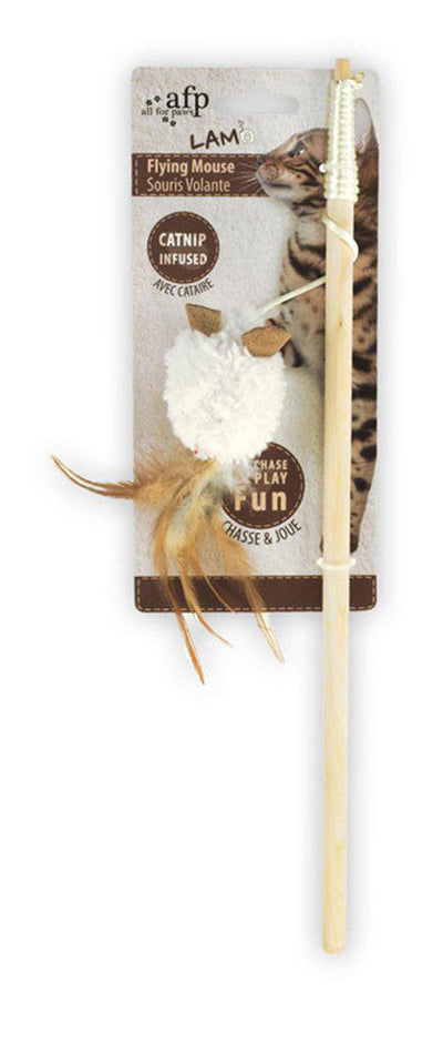 ALL FOR PAWS Kattvippa Flygande Mus Med Kattmynta