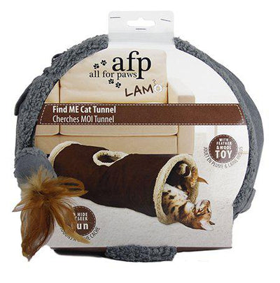 ALL FOR PAWS Kattunnel Lammull 66X28Cm Mix Färg