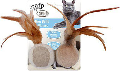 ALL FOR PAWS Classic Comfort Fjäderboll 18X5X5Cm