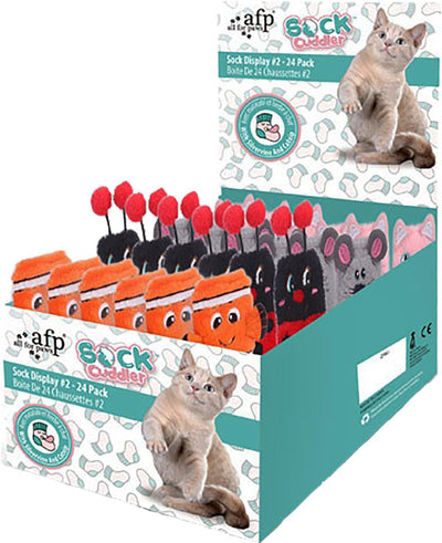 ALL FOR PAWS Kattleksak Sock Display No2 - Handla på Gaston