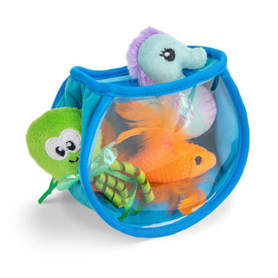 PETSTAGES Catstages Hide & Seek Fish Bowl Blue - Handla på Gaston
