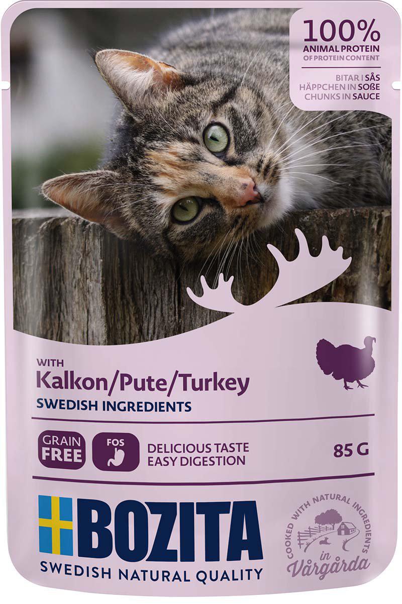 BOZITA BOZITA FELINE KALKON I SÅS POUCH 85G