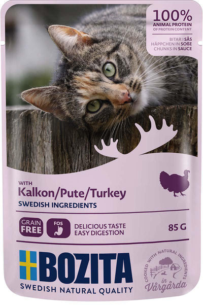 BOZITA BOZITA FELINE KALKON I SÅS POUCH 85G