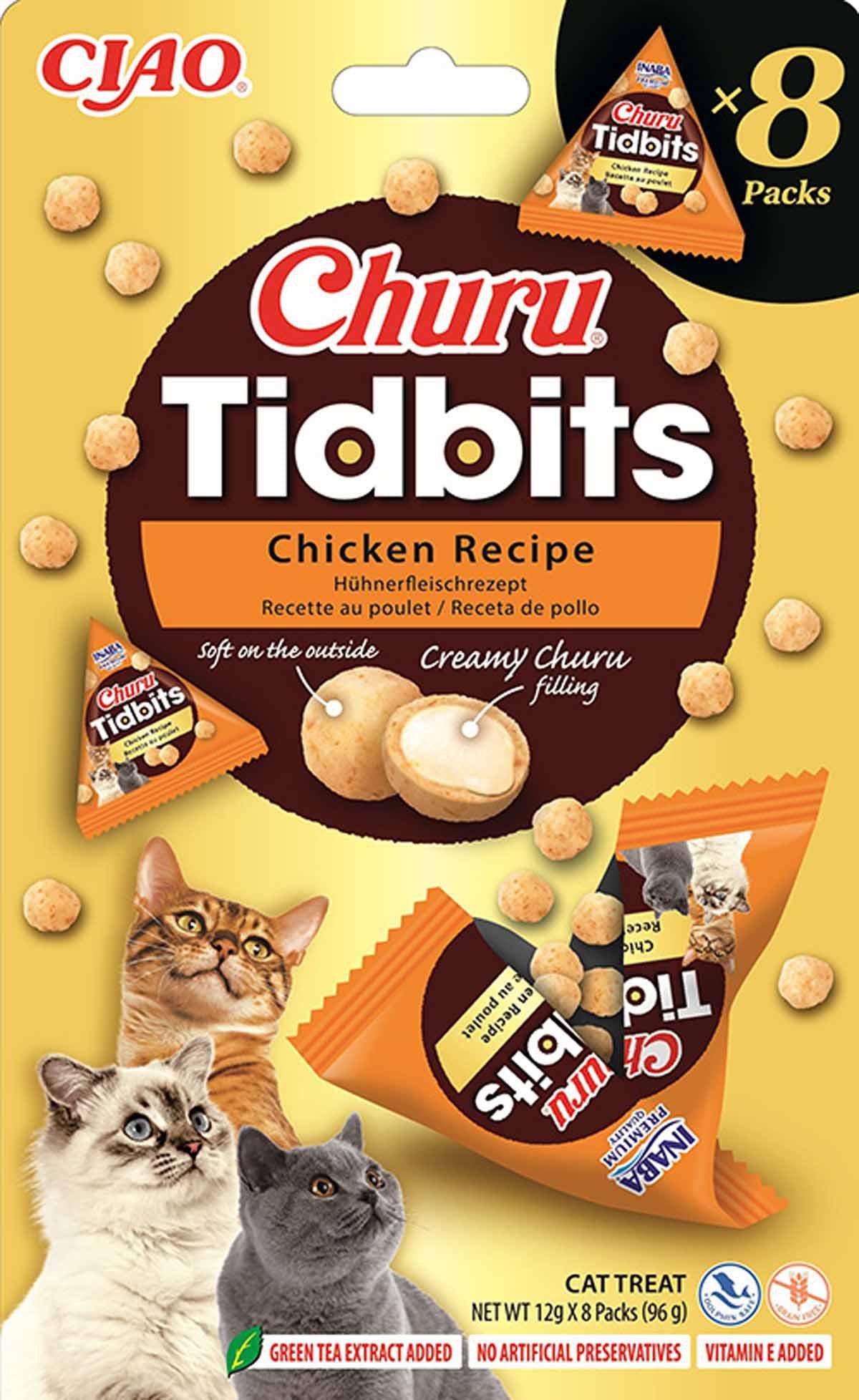 CHURU Cat Tidbits Chicken - Handla på Gaston