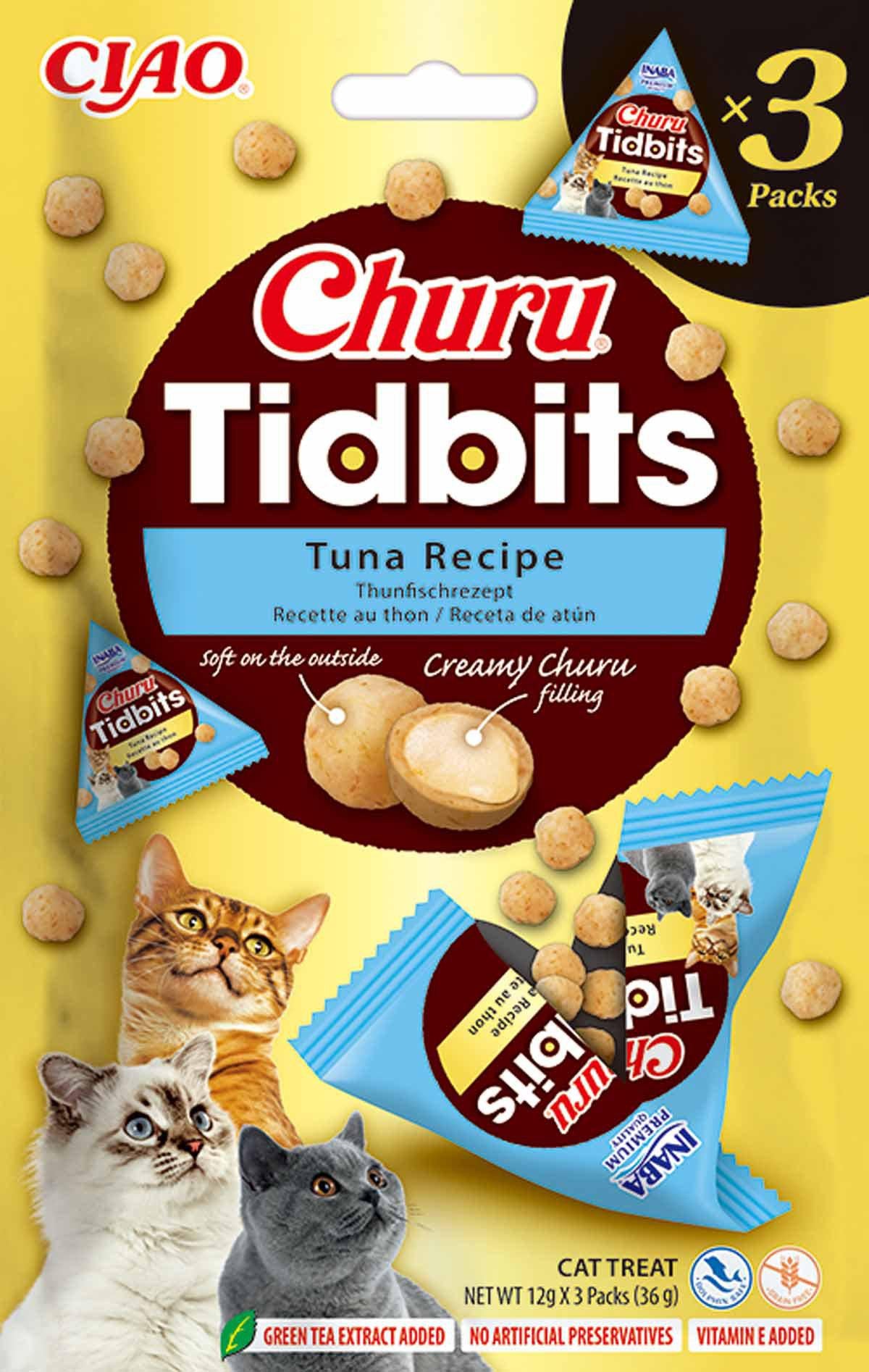 CHURU Cat Tidbits Tuna 3St