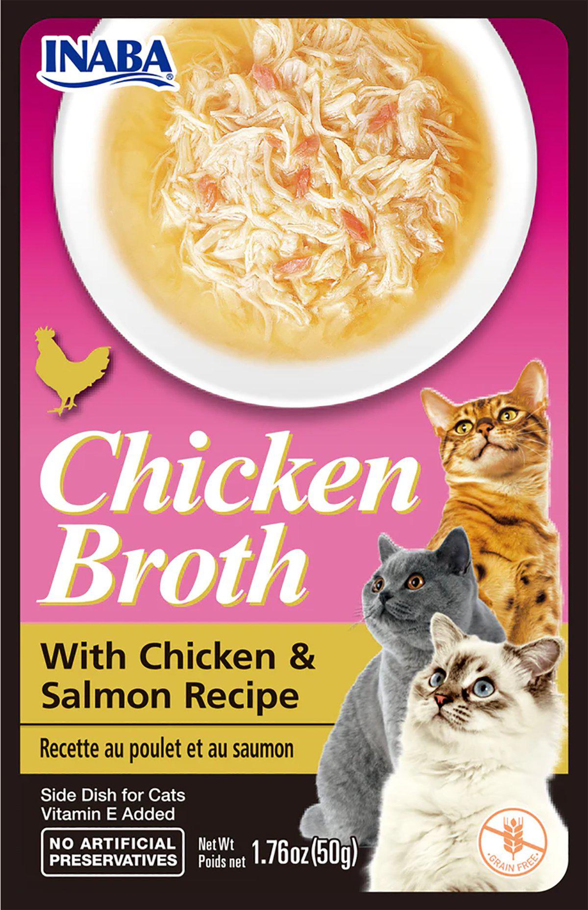 CHURU Chicken Broth With Chicken & Salmon 40G