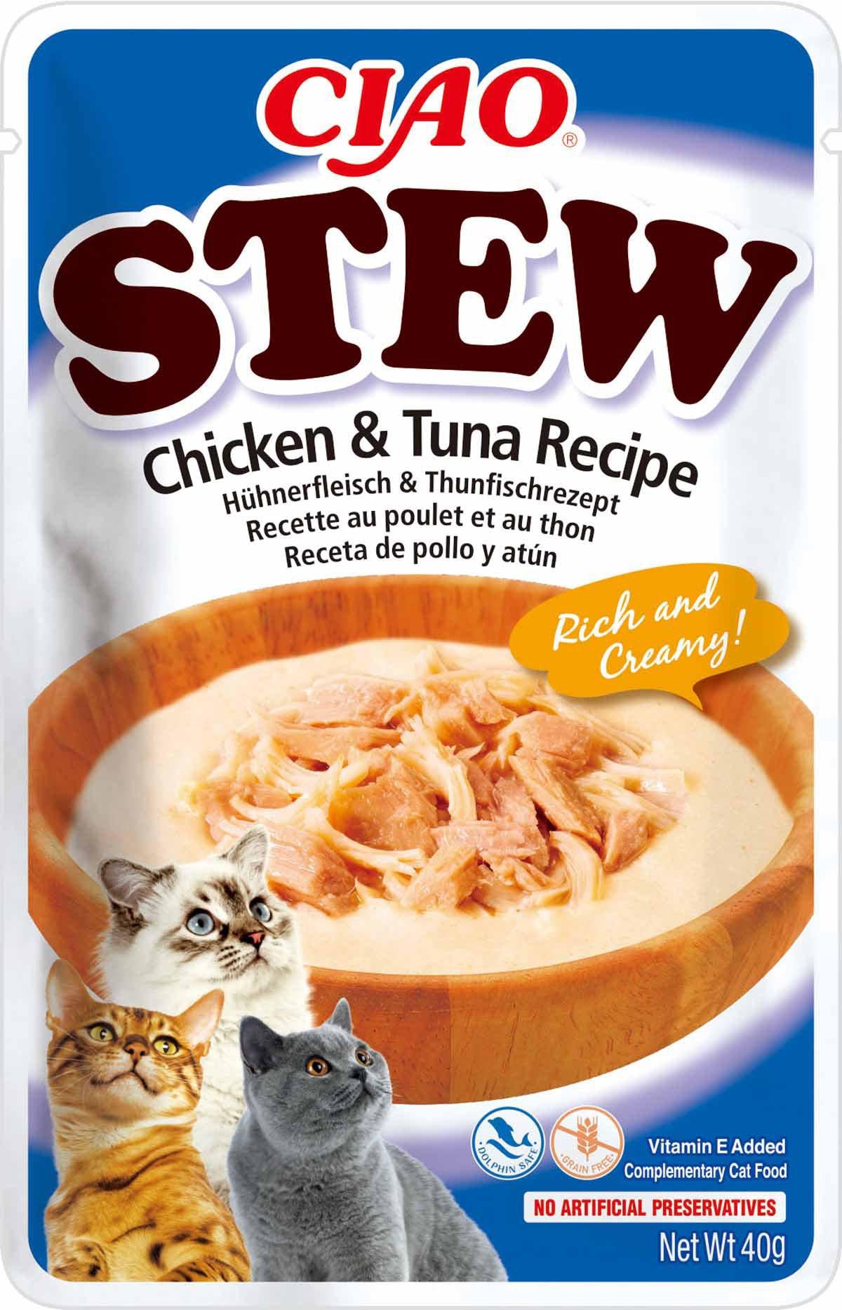 CHURU Chicken Stew With Chicken & Tuna 40G