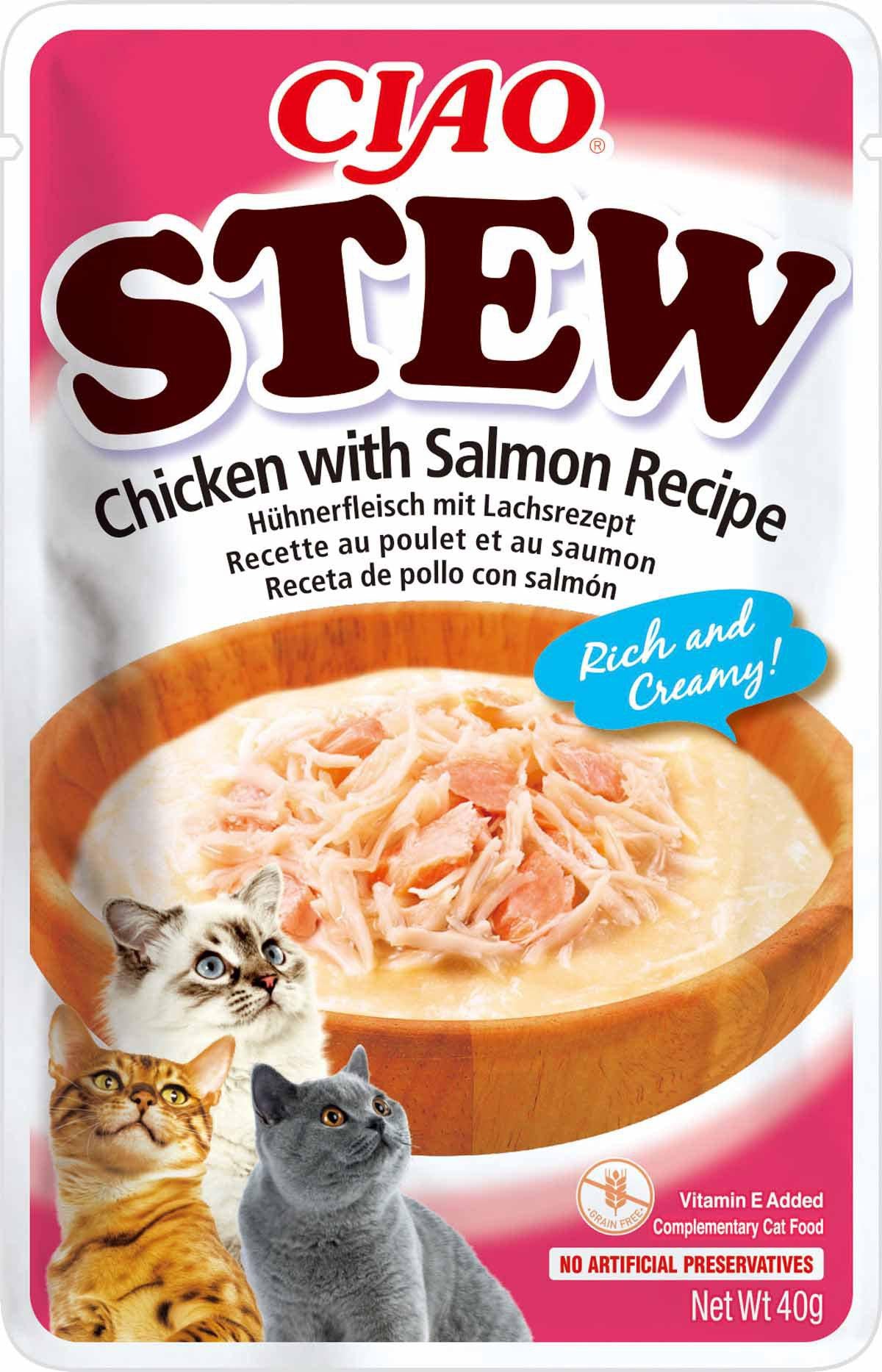 CHURU Chicken Stew With Chicken & Salmon 40G