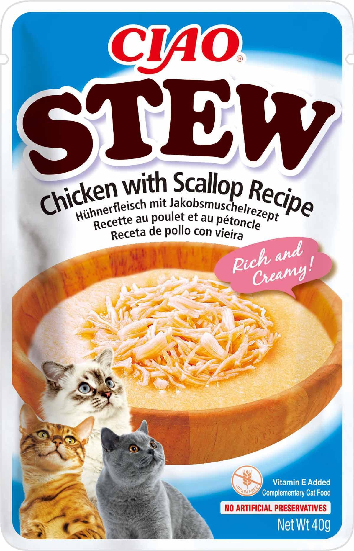 CHURU Chicken Stew With Chicken & Scallops 40G