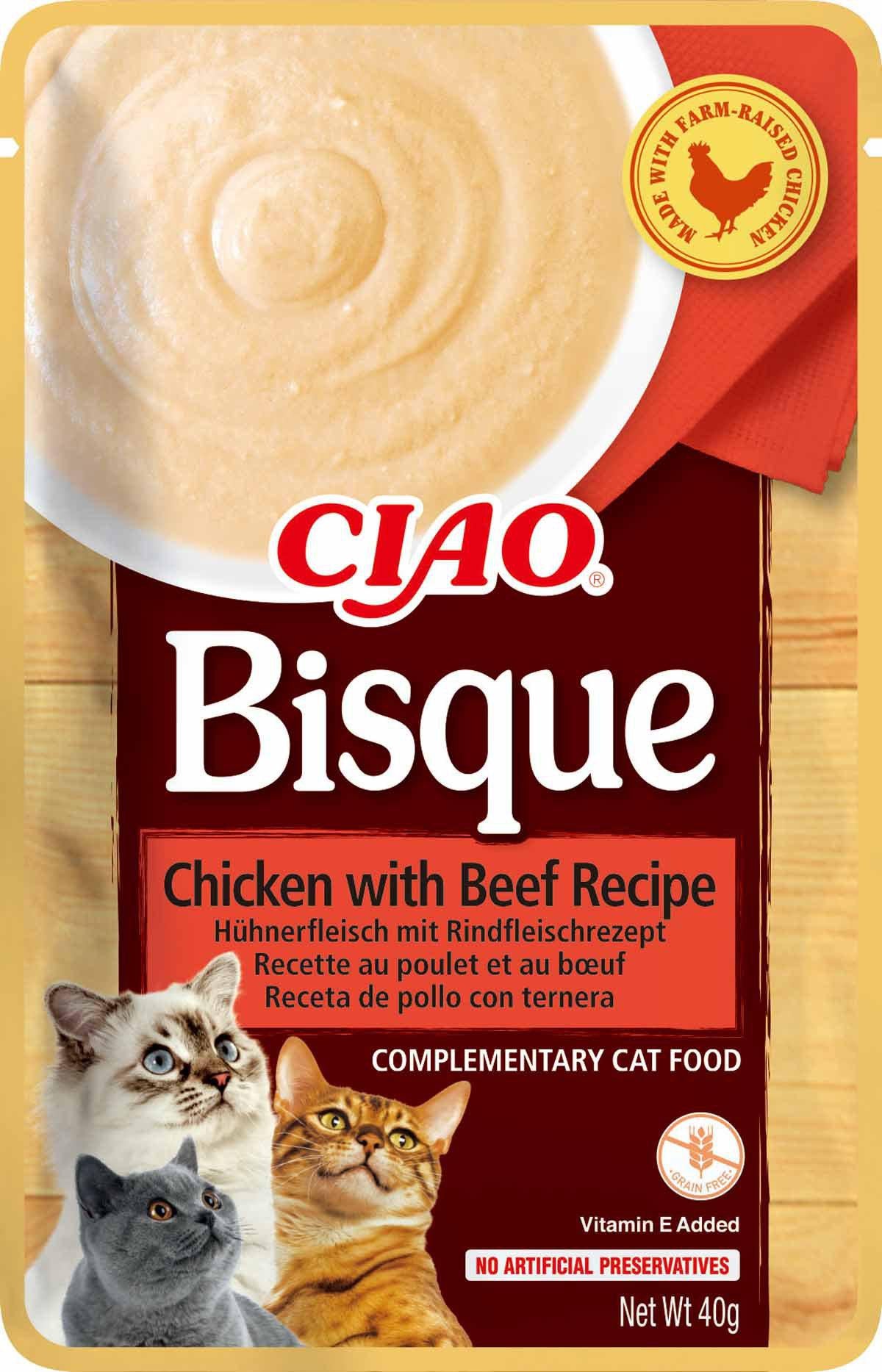 CHURU Bisque With Chickenand Beef 40G