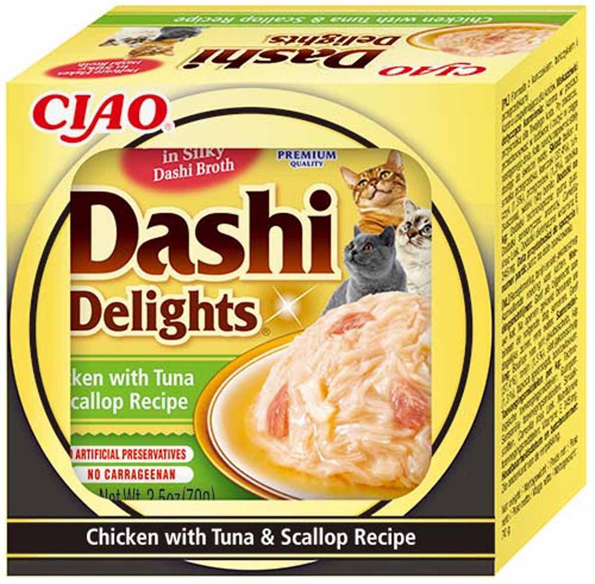 DASHI DELIGHTS Tuna/Scallop 70G