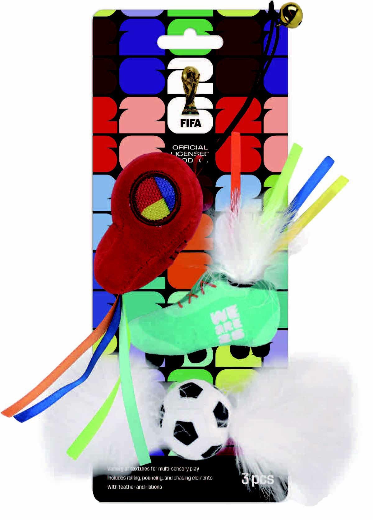 Cat Soccer Fun Trio 3pcs