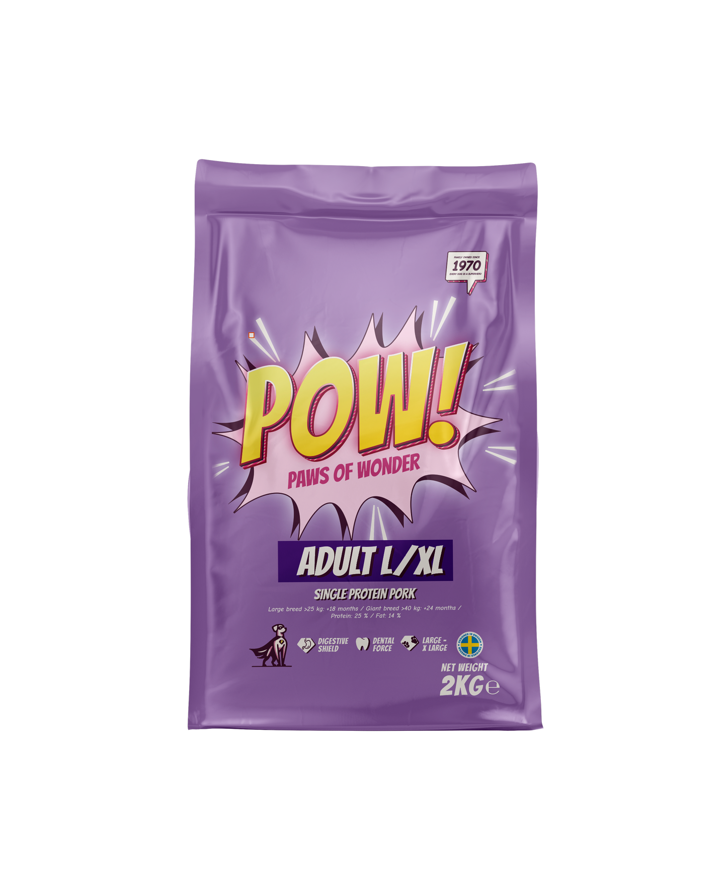 POW! Dog Adult Large / X-Large Pork