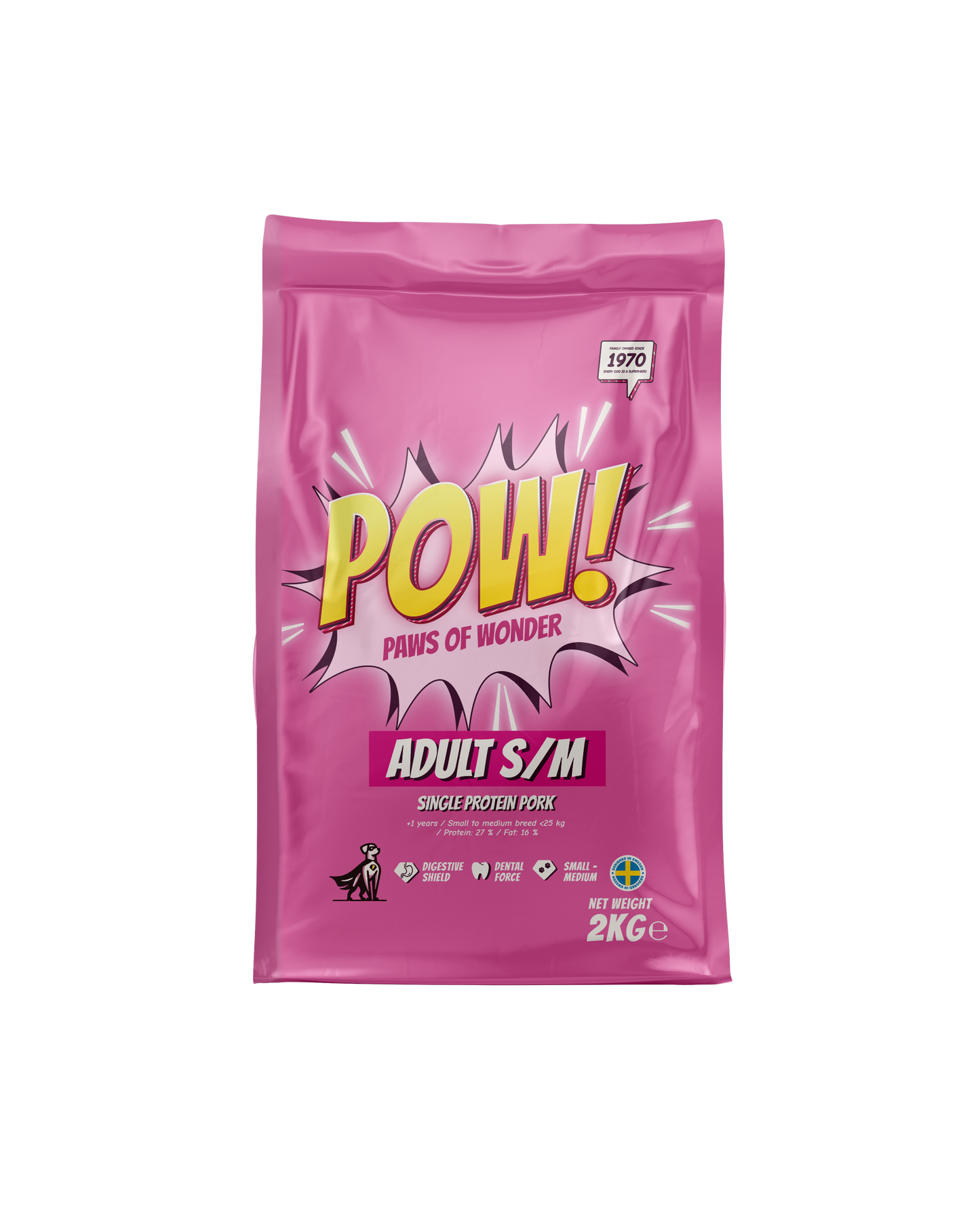 POW! Dog Adult Small / Medium Pork