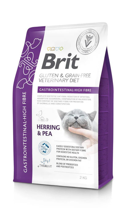 Brit GF Vet Diet Cat Gastrointestinal High Fibre - Handla på Gaston