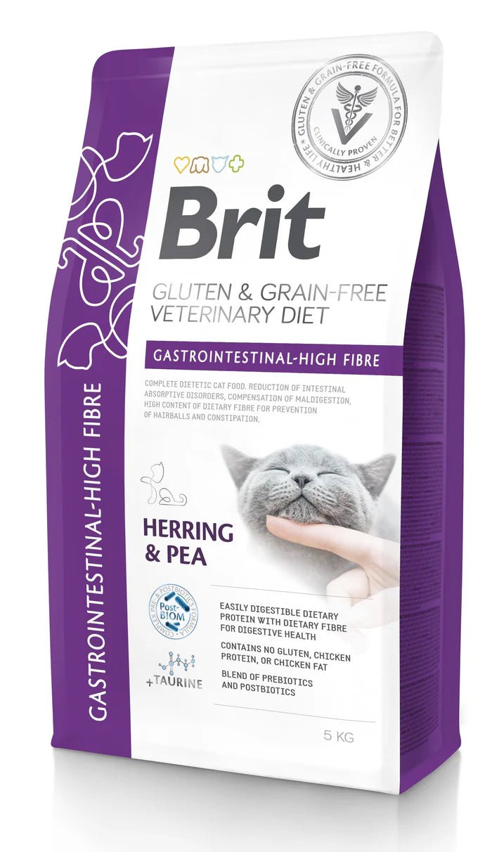 Brit GF Vet Diet Cat Gastrointestinal High Fibre - Handla på Gaston