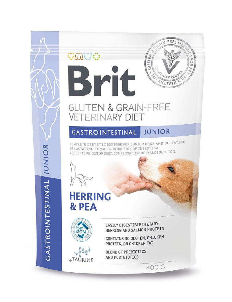 Brit GF Vet Diet Dog Gastrointestinal Junior - Handla på Gaston