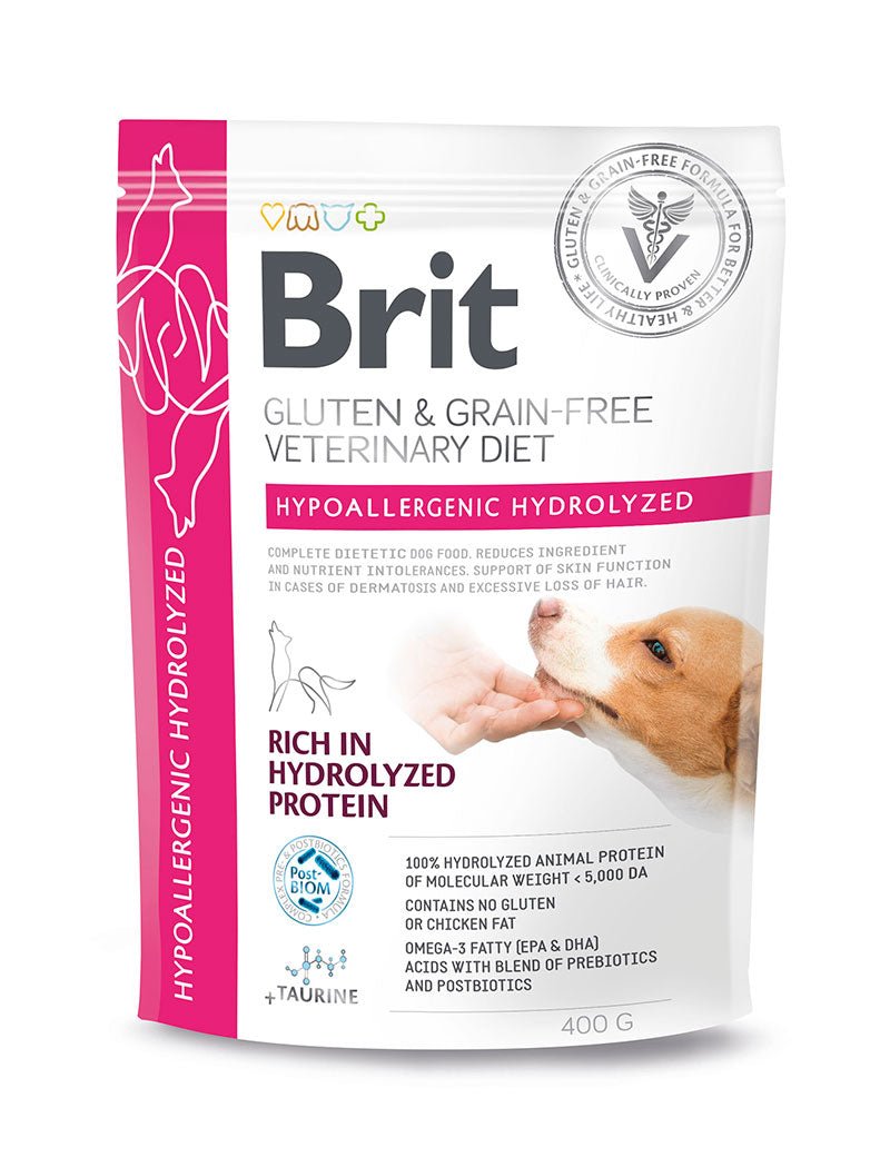 Brit GF Vet Diet Dog Hypoallergenic Hydrolyzed - Handla på Gaston