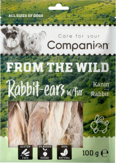Companion Natural Rabbit Ear With Long Hair