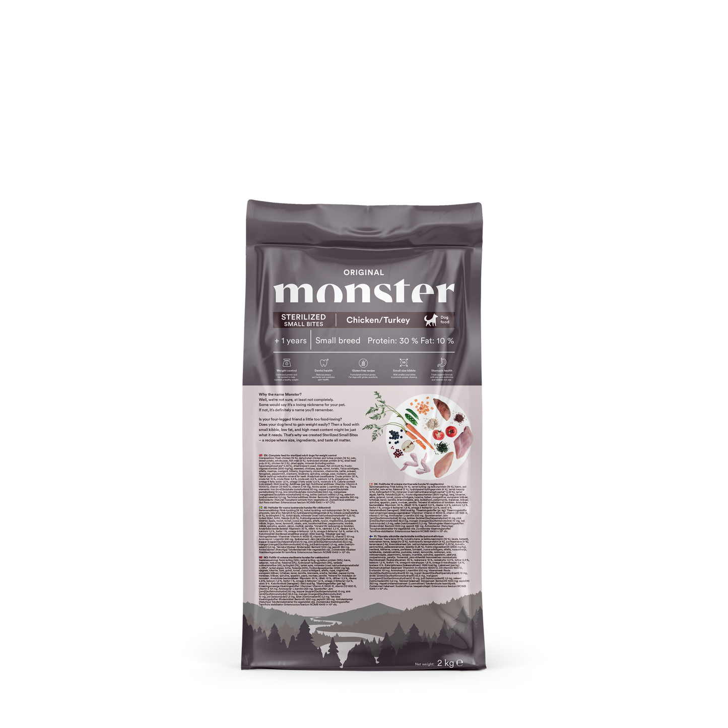 Monster Dog Original Sterilized Chicken/Turkey Small Bites