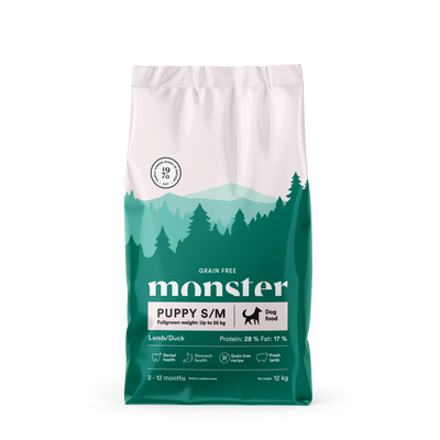 Monster Dog Grain Free Puppy All Breed Lamb/Duck