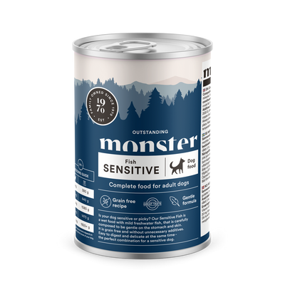 Monster Dog Sensitive Fish Can