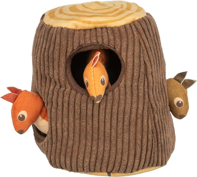 TRiXiE Trädstam, med ekorre, 16 cm