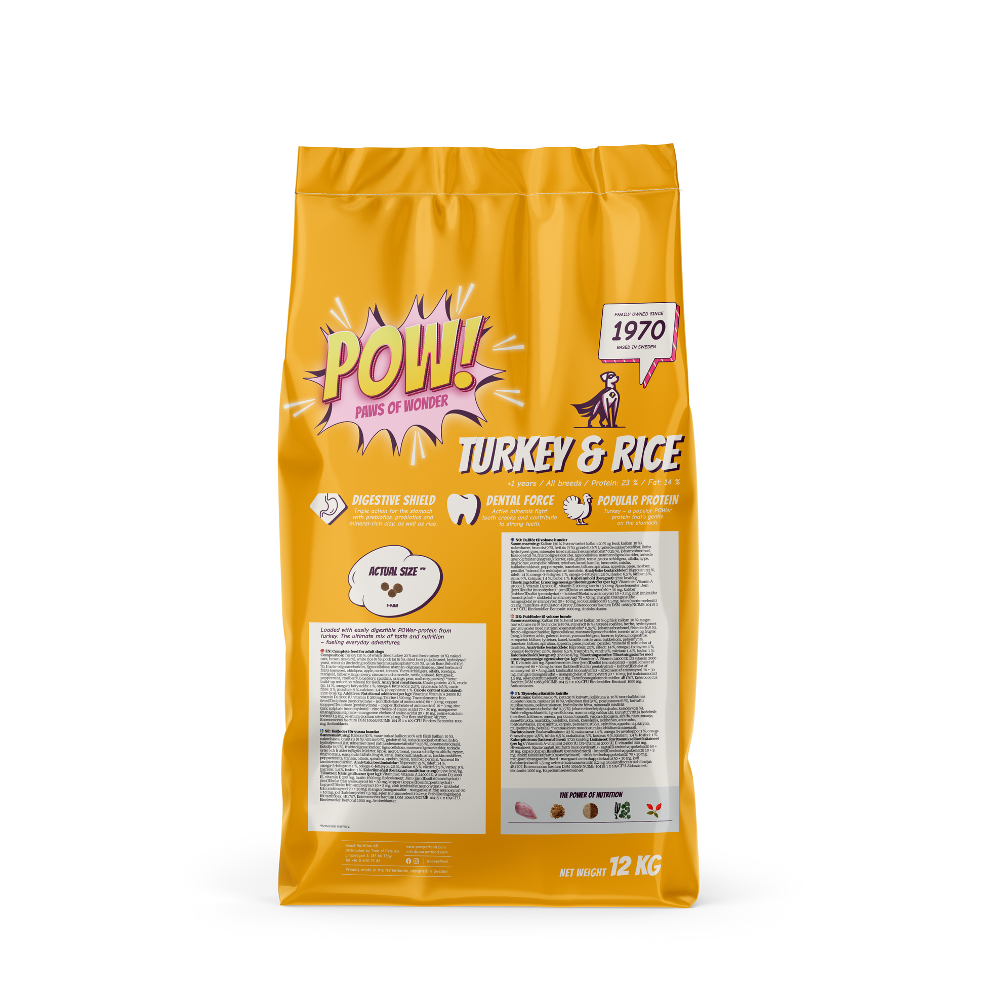 POW! Dog Adult Turkey & Rice