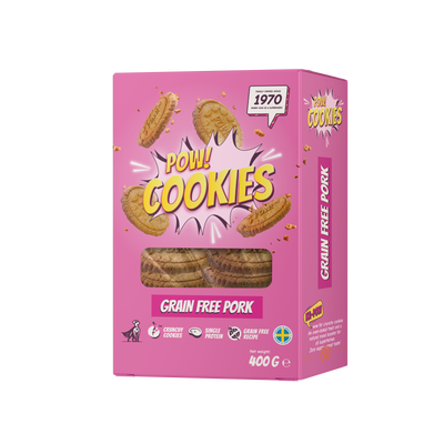 POW! Dog Cookie Grain Free Pork