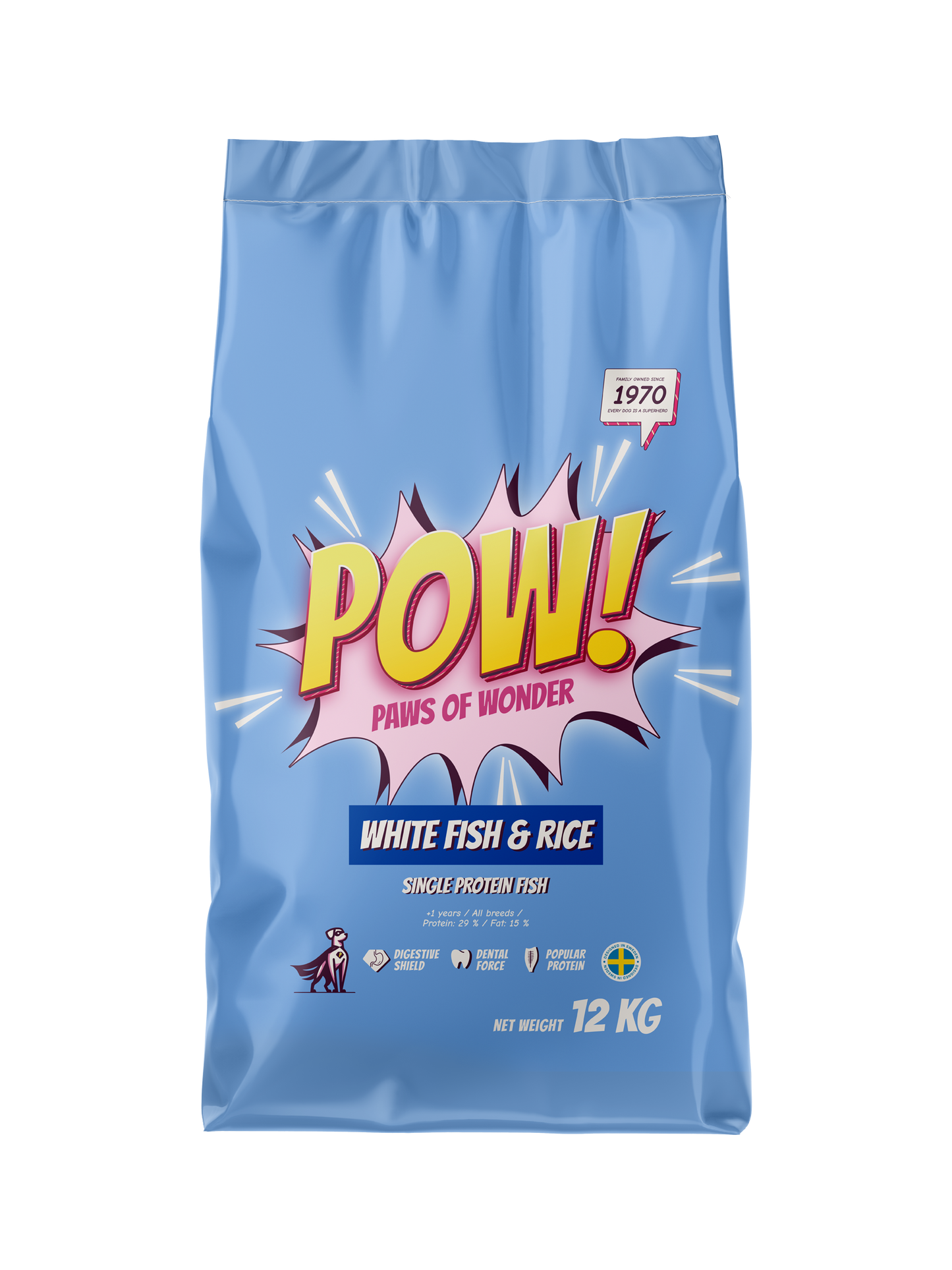POW! Dog Adult White Fish & Rice