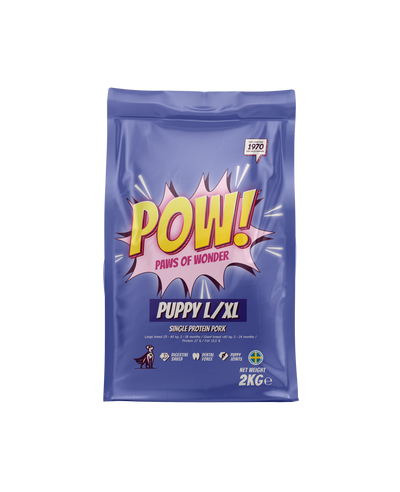 POW! Dog Puppy Large / X-Large Pork