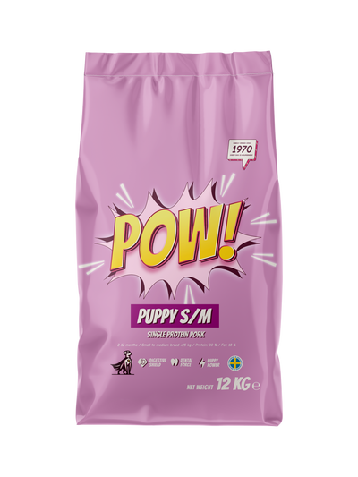 POW! Dog Puppy Small / Medium Pork
