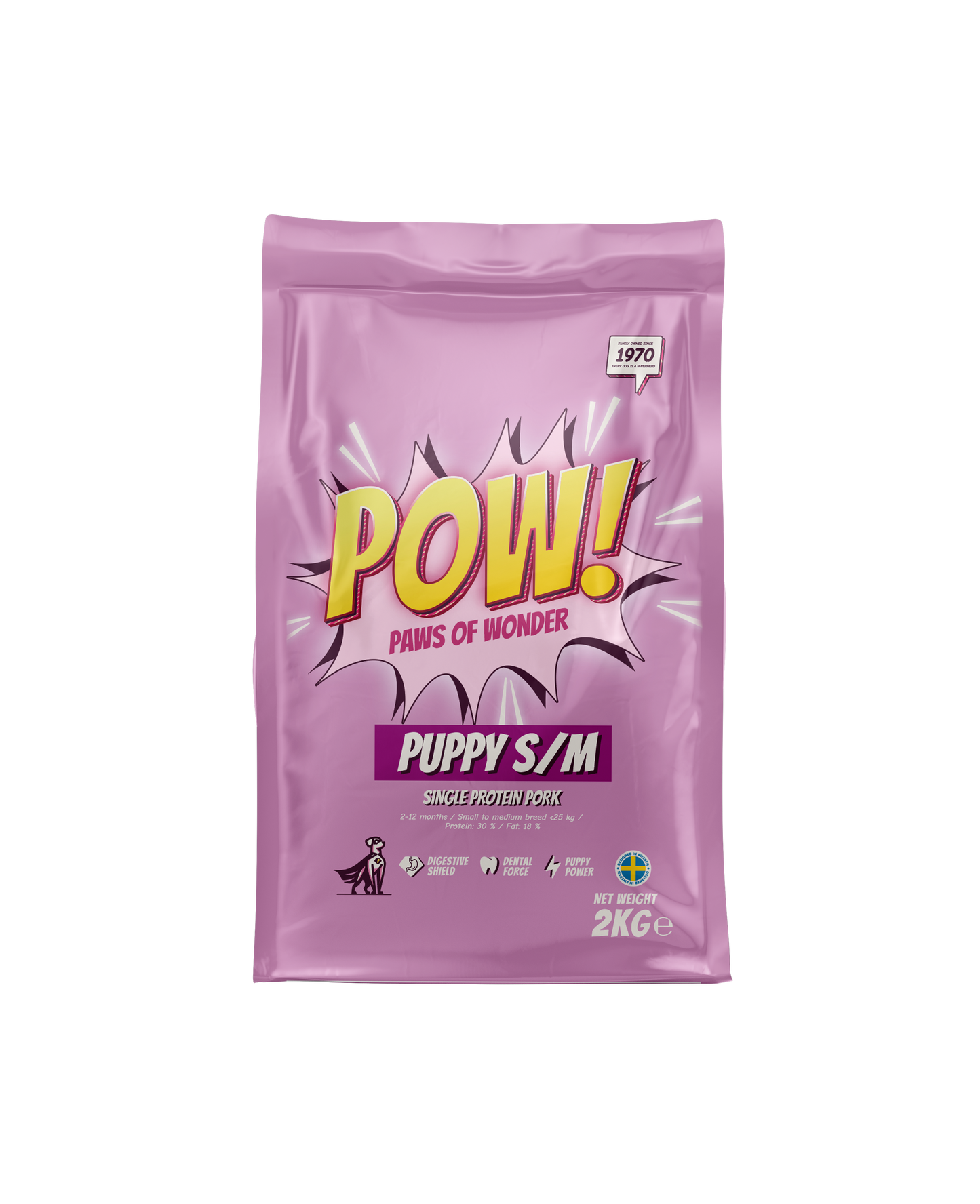POW! Dog Puppy Small / Medium Pork