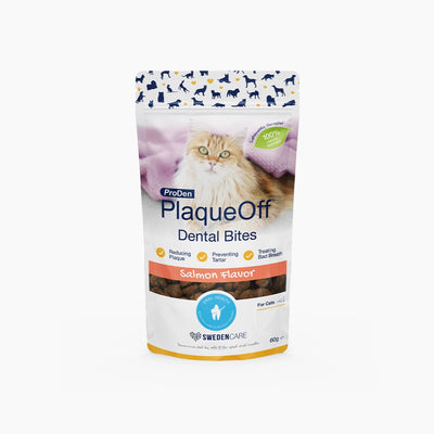 ProDen PlaqueOff® Dental Bites Katt Salmon